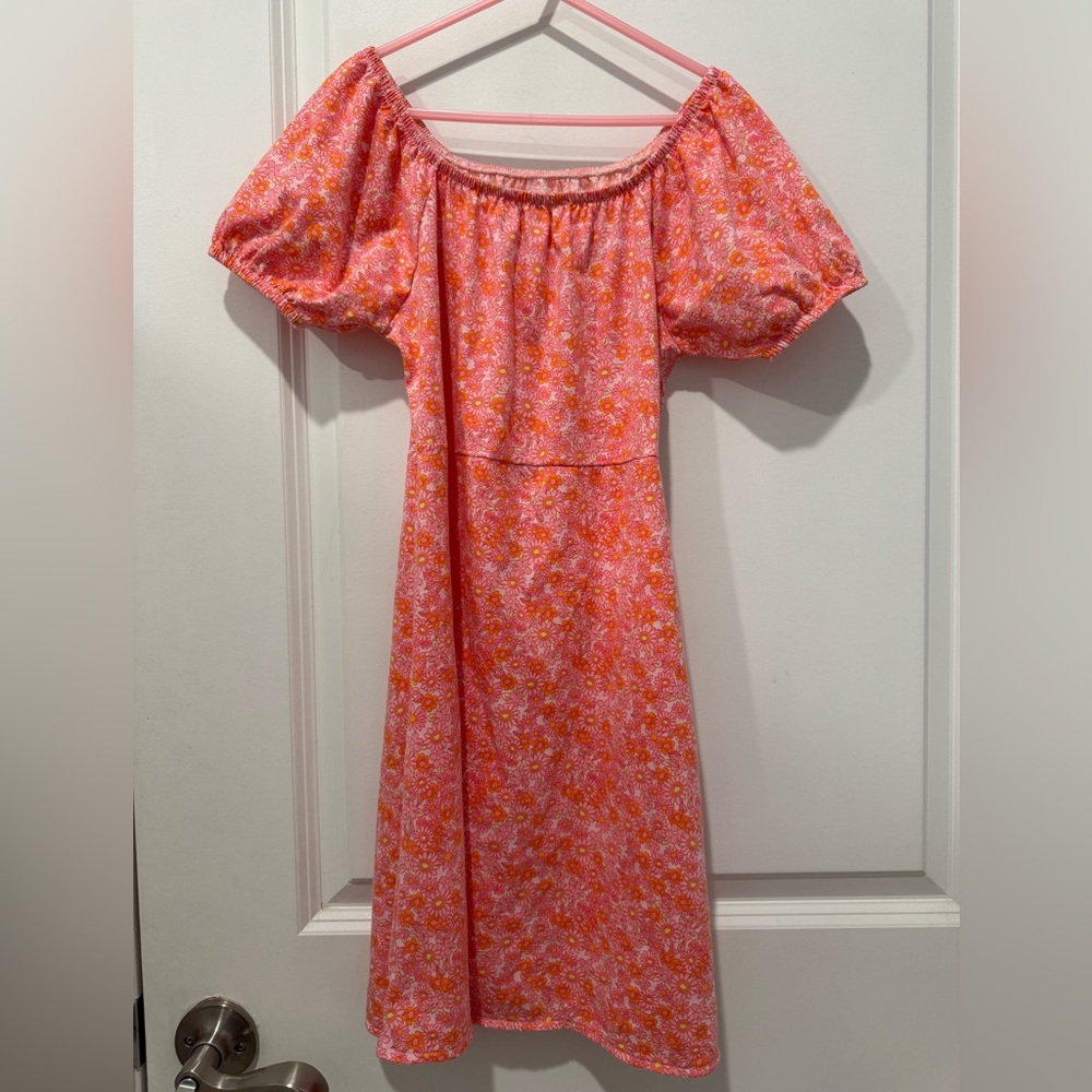 SUGAR AND JADE FLORAL PRINT SKATER DRESS